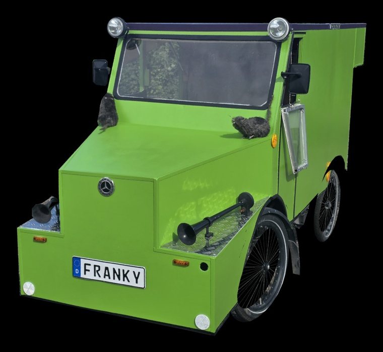 Franky, das Fahrrad-Wohnmobil